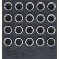 BGS   8962   Bandeja para carro 1/6: Juego para tuercas de ruedas de BMW   20 piezas