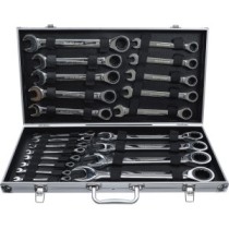 BGS Diy   30009   Juego de llaves combinadas con carraca   6 - 32 mm   22 piezas