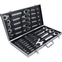 BGS Diy   30009   Juego de llaves combinadas con carraca   6 - 32 mm   22 piezas