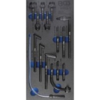BGS   9992-1   Juego de adaptadores para llenado de transmisiones   15 piezas