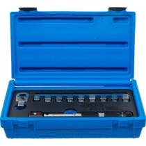 BGS   8511   Llave de radios dinamométrica   con cabezales intercambiables   3 - 15 Nm