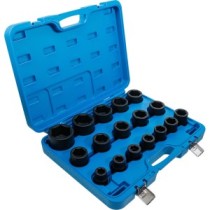 BGS   5242   Juego de llaves de vaso de impacto   entrada 20 mm (3/4")   19 - 55 mm   17 piezas