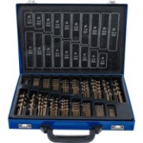 BGS   2000   Juego de brocas espirales   HSS   aleación de cobalto 5%   1 - 10 mm   170 piezas
