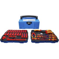 BGS   70230   Alicates, tenazas y pinzas/destornilladores y juego de llaves de vaso VDE   BGS systainer®   36 piezas