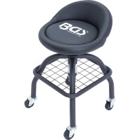 BGS   70145   Silla de taller   con 4 ruedas   altura ajustable   540 - 680 mm
