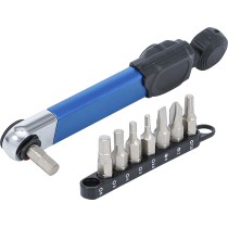 BGS   74295   Llave dinamométrica   hexágono interior 6,3 mm (1/4")   2 - 10 Nm   con juego de puntas   9 piezas