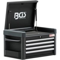 BGS  4112  Caja de herramientas para carro de taller PROFI  4 cajones  vacío