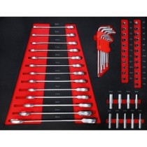 BGS Diy  6055  Carro de herramientas  6 cajones  1 puerta lateral  con 158 herramientas