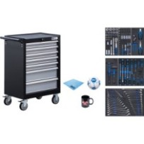 BGS  6065  Carro de herramientas  7 cajones  con 129 herramientas