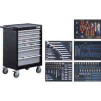 BGS  6060  Carro de herramientas  7 cajones  con 246 herramientas
