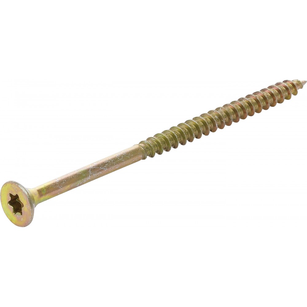 BGS Diy | 80998 | Tornillos multiuso | con perfil en T (para Torx) T25 | 5,0 x 80 mm | 50 piezas