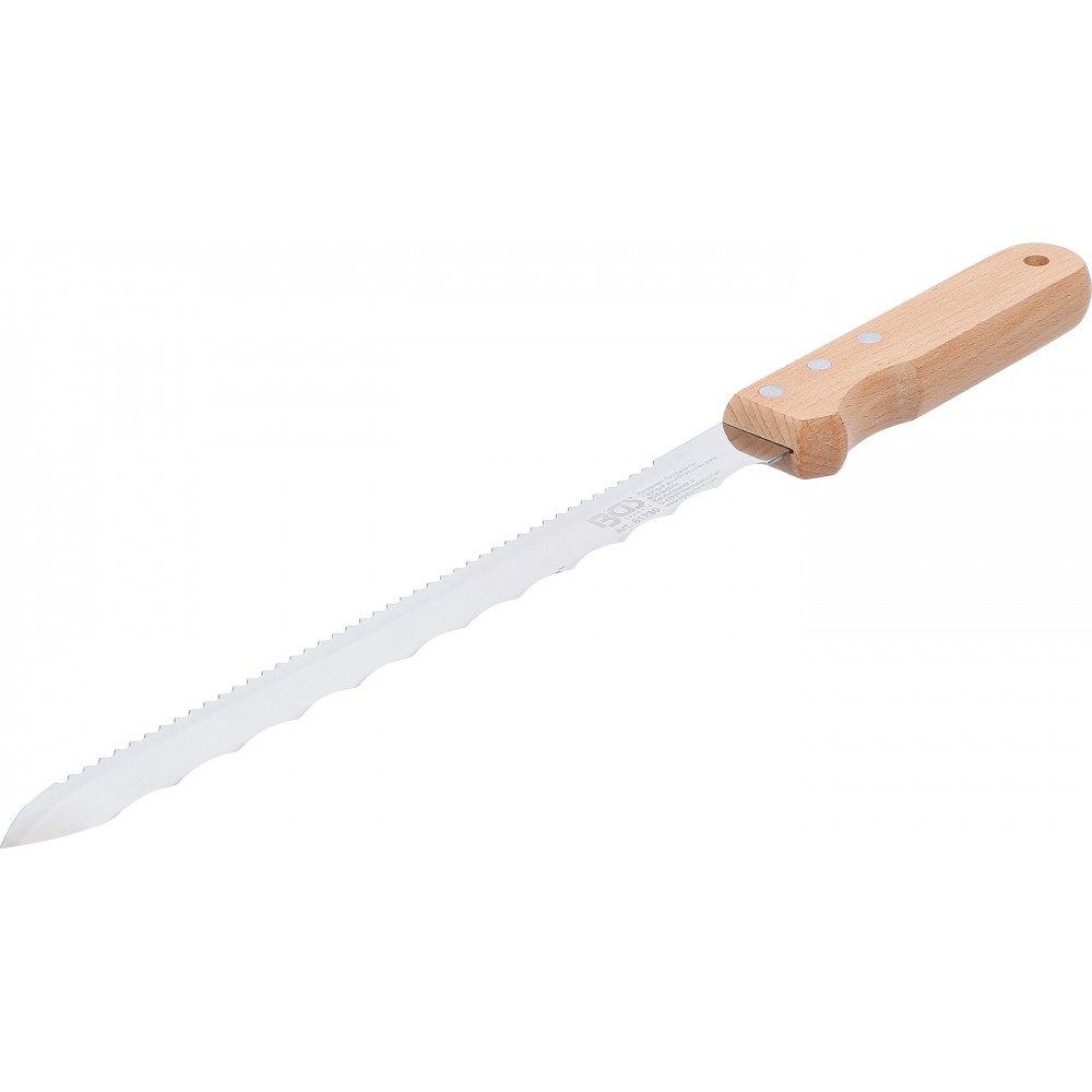 BGS | 81730 | Cuchillo para materiales aislantes | 420 mm | empuñadura de madera