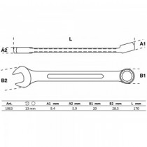 BGS | 1063 | Llave combinada | 13 mm