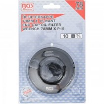 BGS | 1039-78-15 | Cazoleta para filtros de aceite | 15 caras | Ø 78 mm | para Ford, Nissan, Toyota