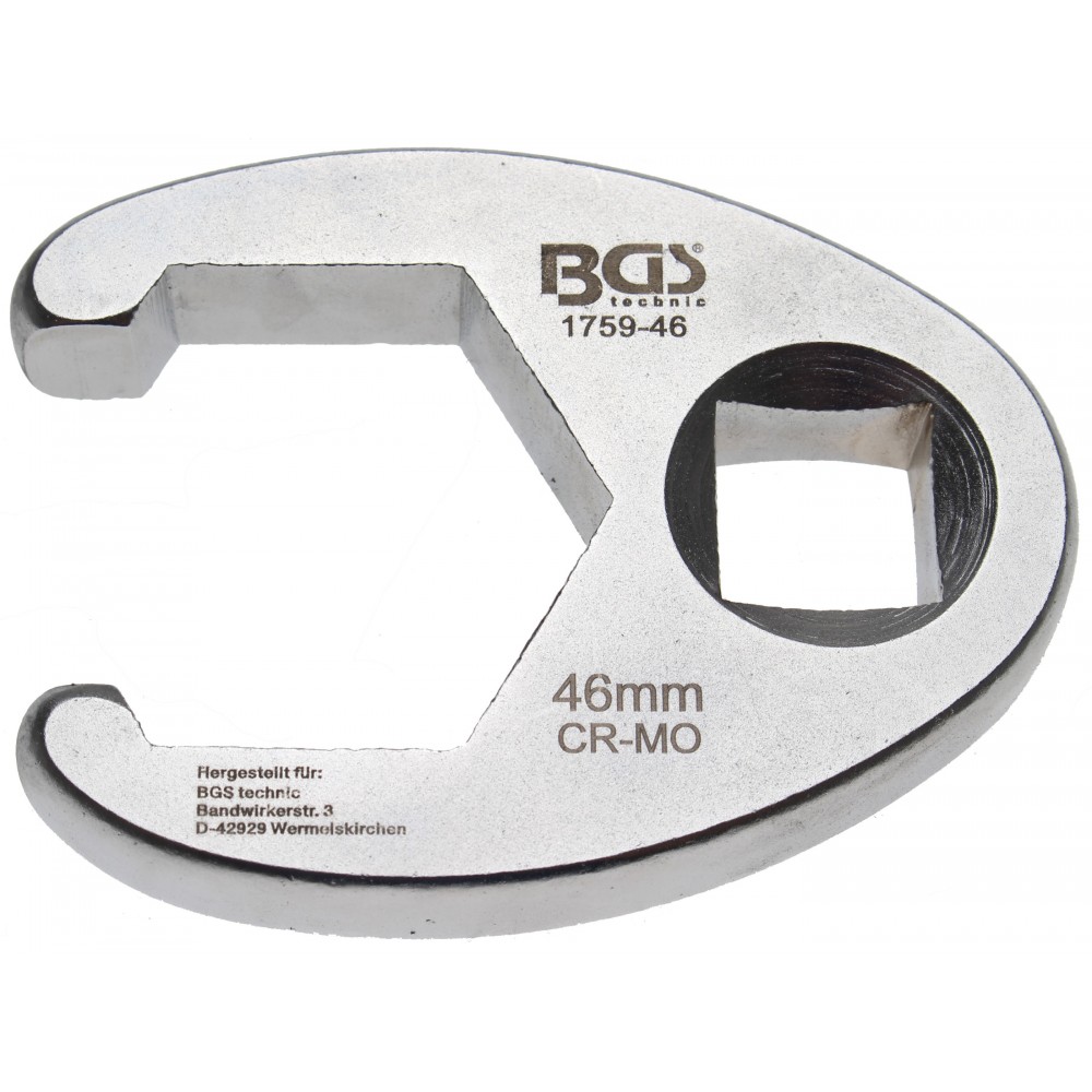 BGS | 1759-46 | Llave boca hexagonal abierta (crowfoot) | entrada 20 mm (3/4") | 46 mm