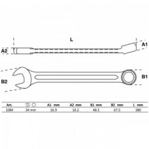 BGS | 1084 | Llave combinada | 34 mm