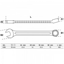 BGS | 1086 | Llave combinada | 36 mm