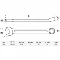 BGS | 1088 | Llave combinada | 38 mm