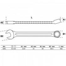 BGS | 1091 | Llave combinada | 41 mm