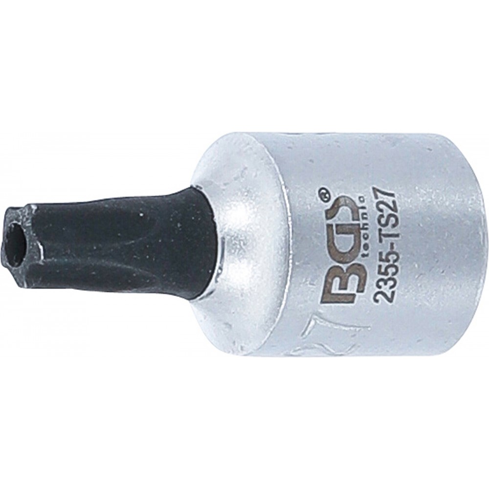 BGS | 2355-TS27 | Punta de vaso | entrada 6,3 mm (1/4") | T-Star (para Torx Plus) con perforación TS27