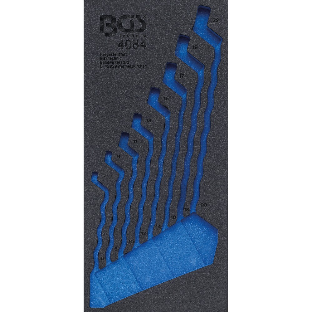 BGS | 4084-1 | Bandeja para carro 1/3, vacía | para BGS 4084