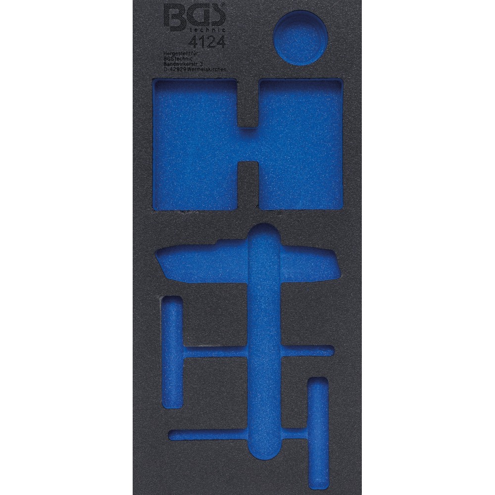 BGS | 4124-1 | Bandeja para carro 1/3, vacía | para BGS 4124