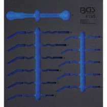 BGS | 4195-1 | Bandeja para carro 2/3 | vacía | para BGS 4195