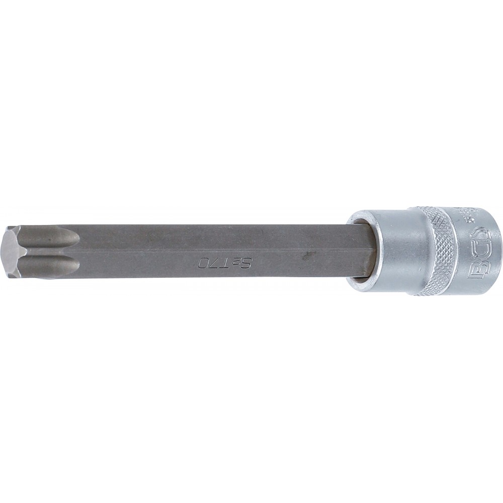 BGS | 5184-T70 | Punta de vaso | longitud 140 mm | entrada 12,5 mm (1/2") | perfil en T (para Torx) T70