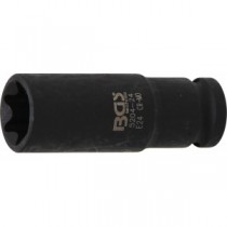 BGS | 5204-24 | Llave de vaso de impacto E-Torx, larga | entrada 12,5 mm (1/2") | E24