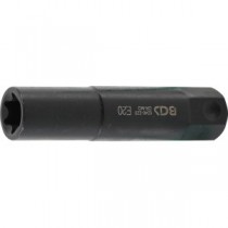 BGS | 5246-E20 | Llave de vaso E-Torx, extra larga | entrada 22 mm | E20