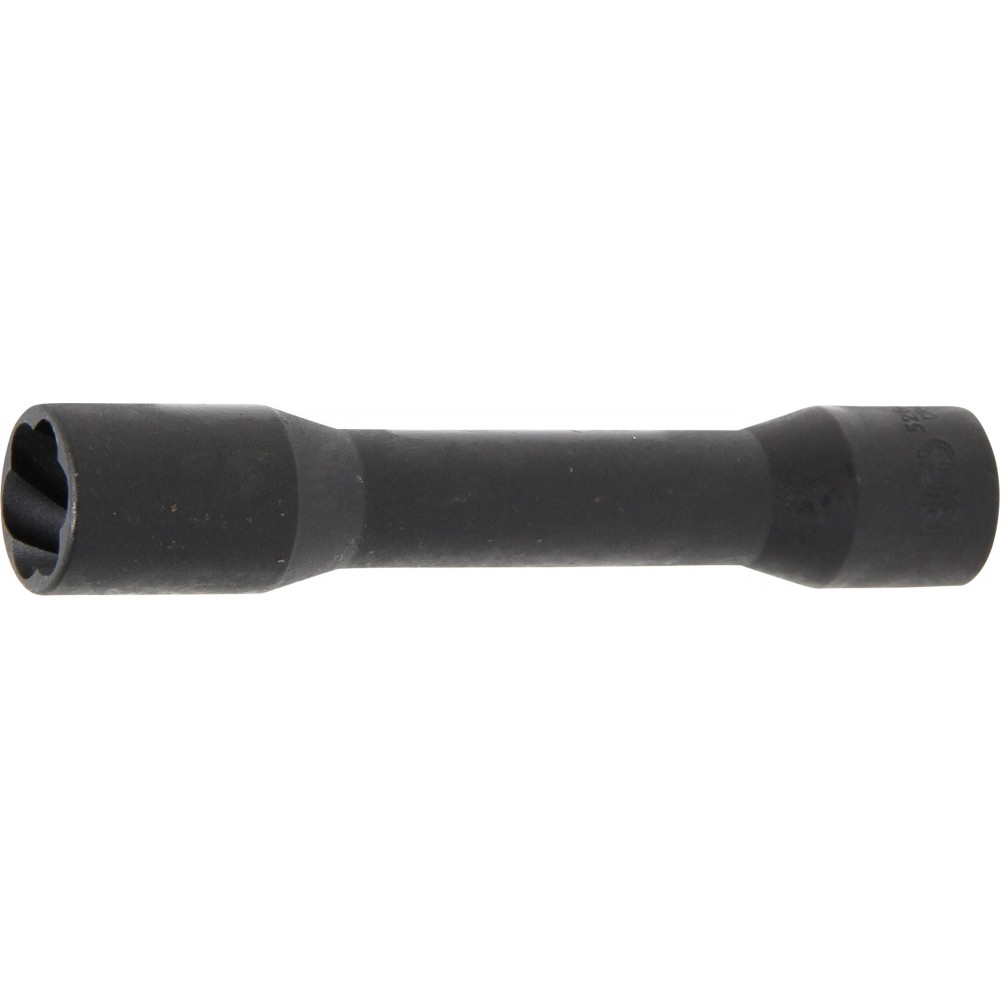 BGS | 5264-19 | Llave de vaso de perfil en espiral / extractor de tornillos, largo | entrada 12,5 mm (1/2") | 19 mm