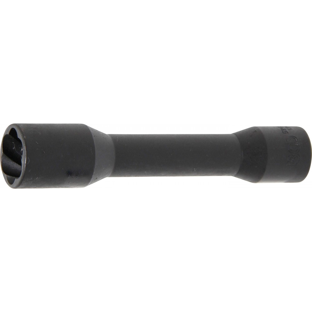 BGS | 5264-21 | Llave de vaso de perfil en espiral / extractor de tornillos, largo | entrada 12,5 mm (1/2") | 21 mm