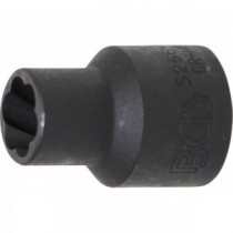 BGS | 5266-11 | Llave de vaso de perfil en espiral / extractor de tornillos | entrada 12,5 mm (1/2") | 11 mm