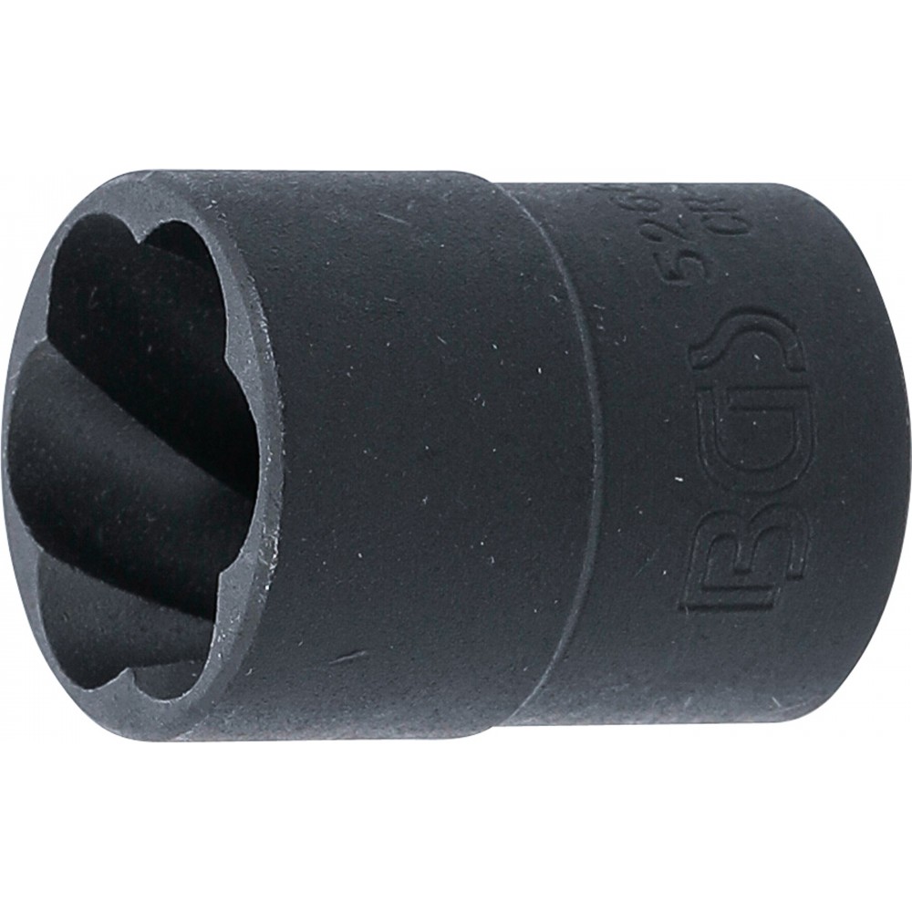 BGS | 5266-19 | Llave de vaso de perfil en espiral / extractor de tornillos | entrada 12,5 mm (1/2") | 19 mm