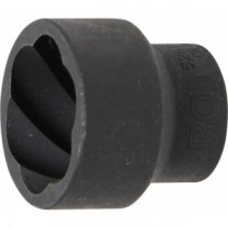 BGS | 5268-27 | Llave de vaso de perfil en espiral / extractor de tornillos | entrada 12,5 mm (1/2") | 27 mm