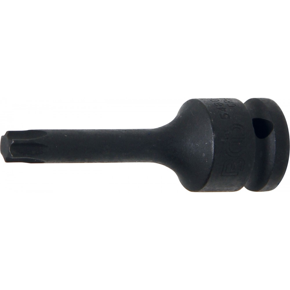 BGS | 5480-T50 | Punta de vaso de impacto | longitud 75 mm | entrada 12,5 mm (1/2") | perfil en T (para Torx) T50