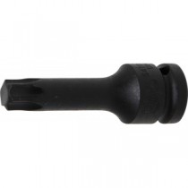 BGS | 5480-T60 | Punta de vaso de impacto | longitud 75 mm | entrada 12,5 mm (1/2") | perfil en T (para Torx) T60