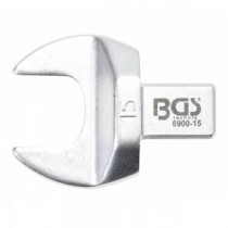 BGS | 6900-15 | Llave de boca insertables | 15 mm | Sujeción 9 x 12 mm