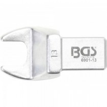 BGS | 6901-13 | Llave de boca insertable | 13 mm | Sujeción 14 x 18 mm