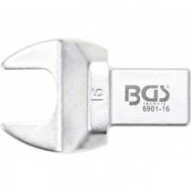 BGS | 6901-16 | Llave de boca insertable | 16 mm | Sujeción 14 x 18 mm