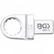 BGS | 6902-12 | Llave de anillo insertable | 12 mm | Sujeción 9 x 12 mm