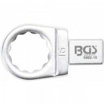 BGS | 6902-16 | Llave de anillo insertable | 16 mm | Sujeción 9 x 12 mm