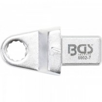 BGS | 6902-7 | Llave de anillo insertable | 7 mm | Sujeción 9 x 12 mm