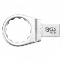 BGS | 6903-30 | Llave de anillo insertable | 30 mm | Sujeción 14 x 18 mm