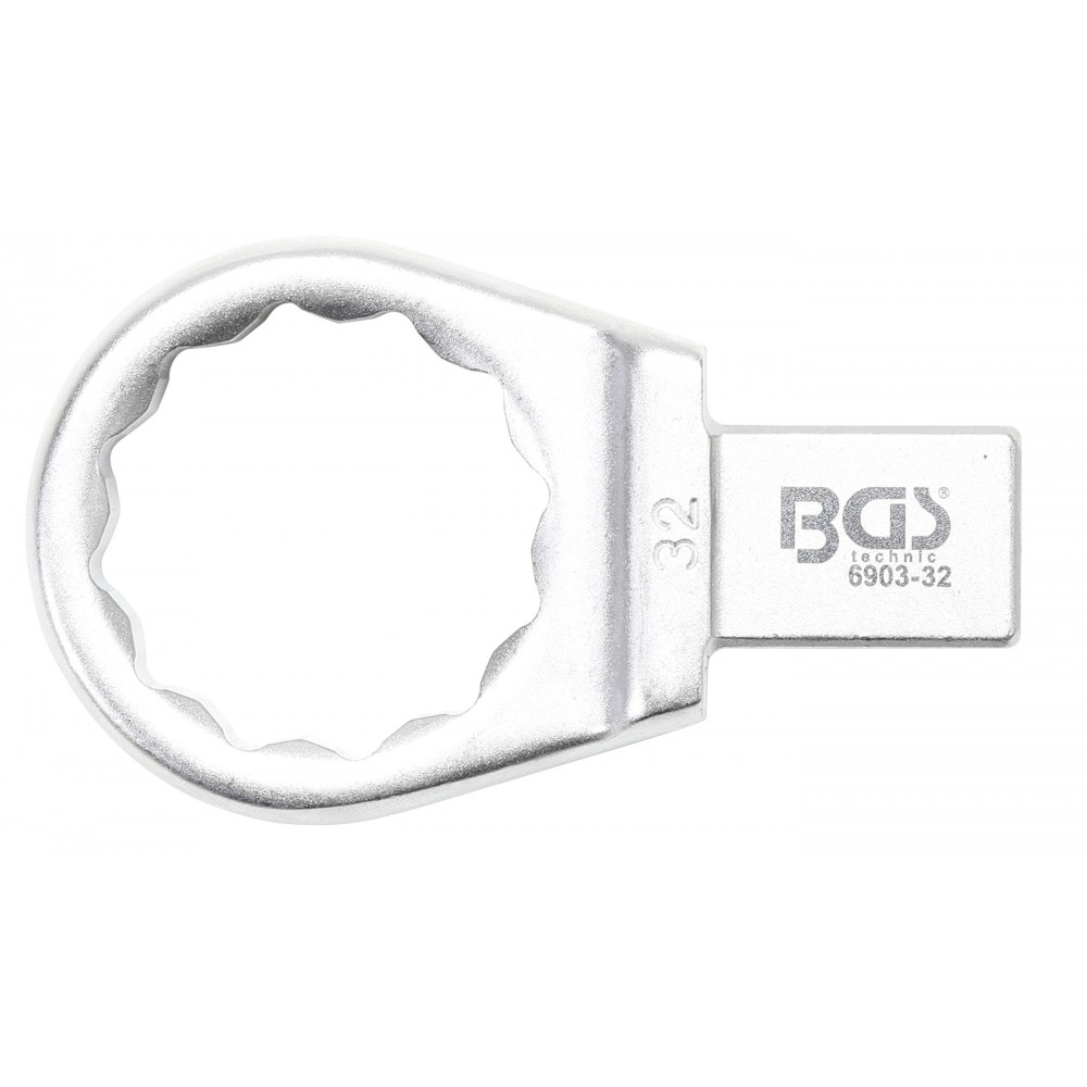 BGS | 6903-32 | Llave de anillo insertable | 32 mm | Sujeción 14 x 18 mm