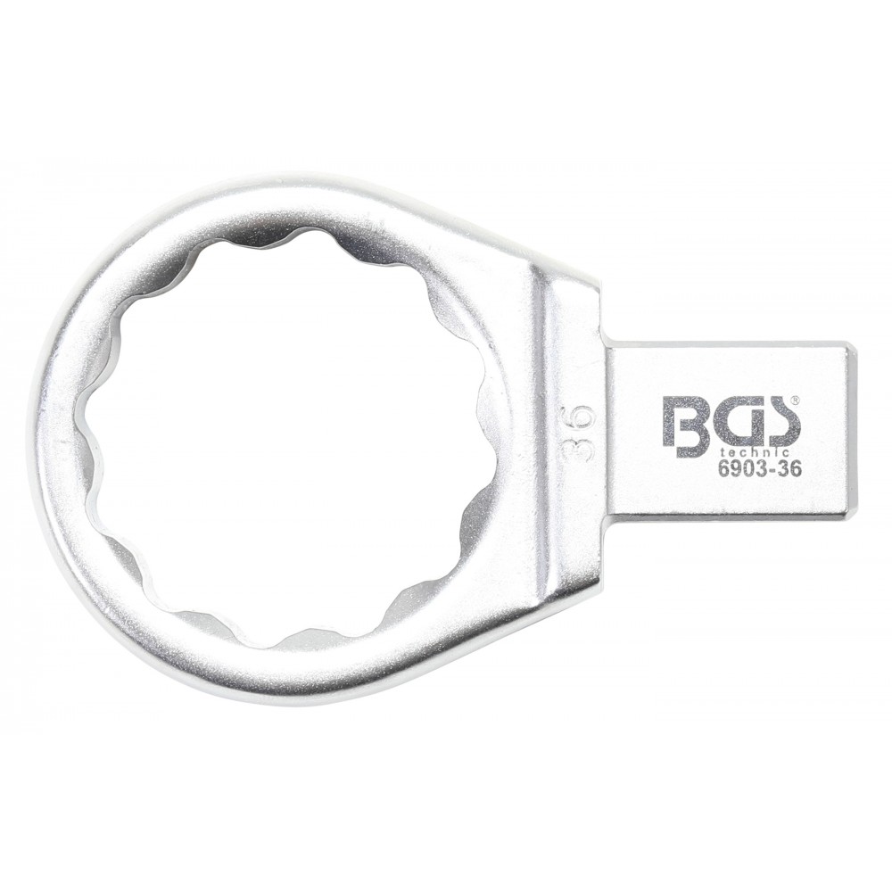 BGS | 6903-36 | Llave de anillo insertable | 36 mm | Sujeción 14 x 18 mm