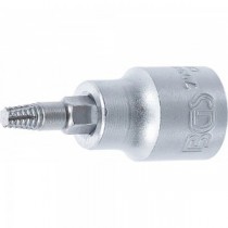 BGS | 7098-T25 | Extractor de tornillos de punta de vaso | entrada 10 mm (3/8") | para perfil en T (para Torx) defectuoso T25