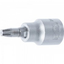 BGS | 7098-T27 | Extractor de tornillos de punta de vaso | entrada 10 mm (3/8") | para perfil en T (para Torx) defectuoso T27