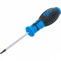 BGS | 7849-T10 | Destornillador | perfil en T (para Torx) con perforación T10 | Longitud de cuchilla 80 mm