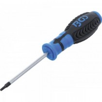 BGS | 7849-T15 | Destornillador | perfil en T (para Torx) con perforación T15 | Longitud de cuchilla 80 mm